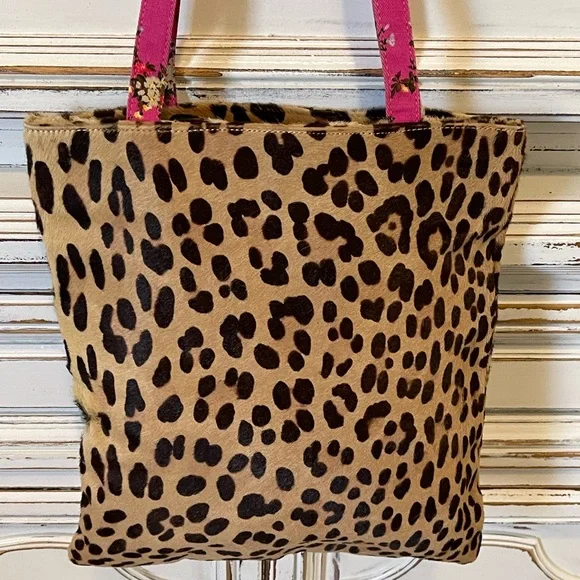 ♥️SOLD♥️🍀💁🏻♀️Dolce & Gabbana Leopard Pony Hair Tote🍀💁🏻♀️ - Picture 16 of 17